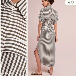 Faithfull The Brand Lowell Striped Shirtdress